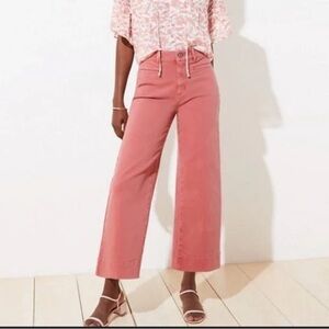 LOFT Coral Cropped Jean Pants women 32 wide
Leg casual office retro Y2K festival